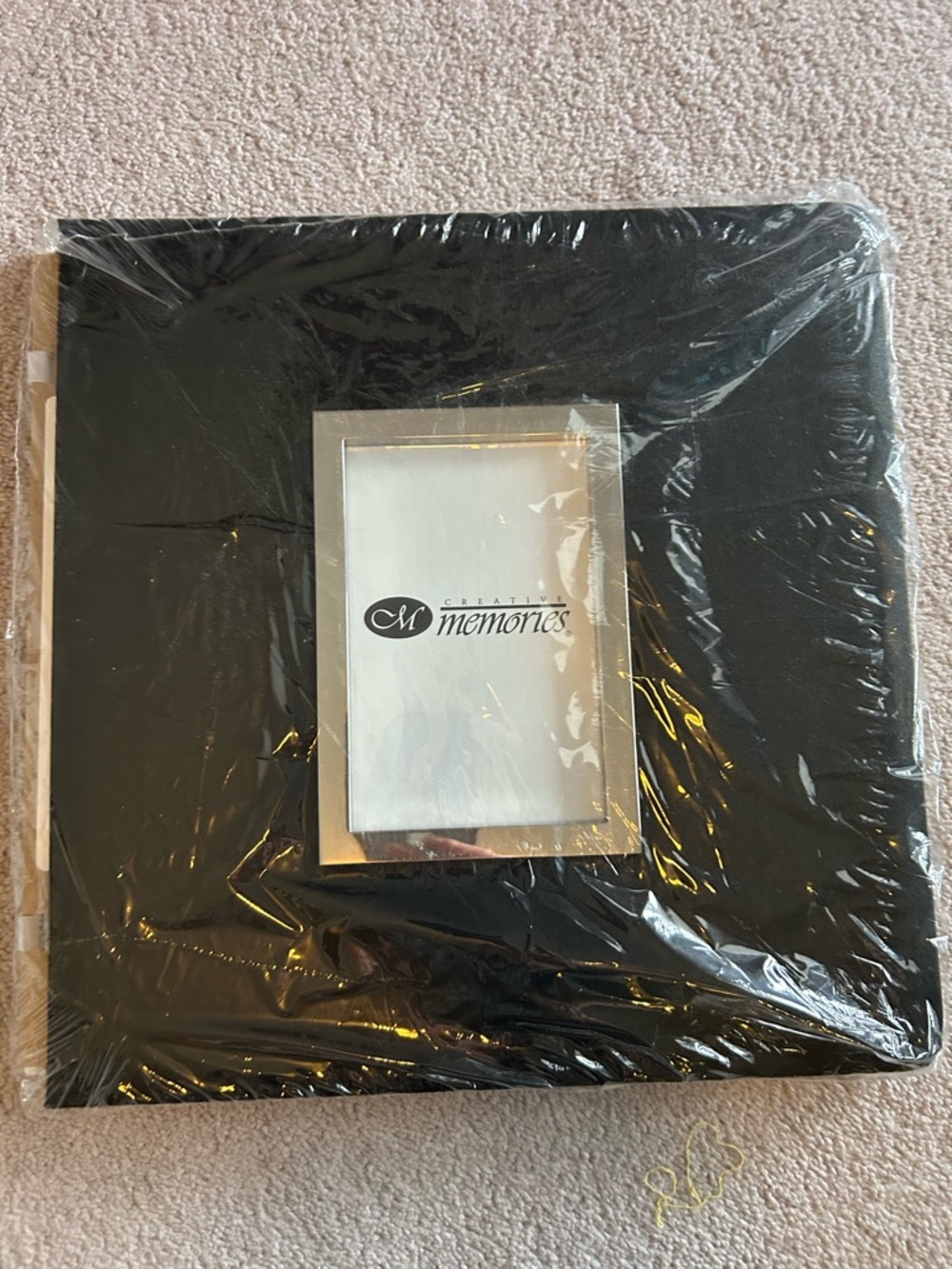 Creative Memories Black Album with Silver Photo Frame